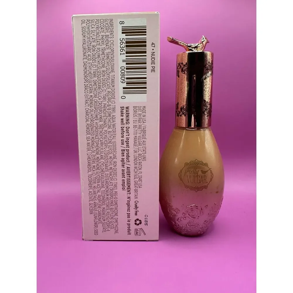 Pretty Vulgar Lava Water Foundation – Shade 47 – New in Box Pretty Bird